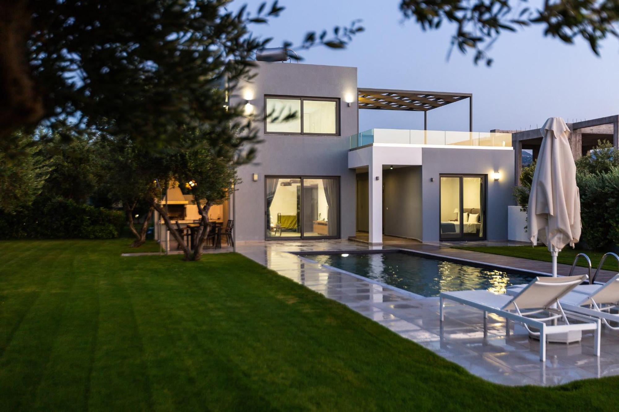 Vilana Exclusive Villas Skouloufia ภายนอก รูปภาพ